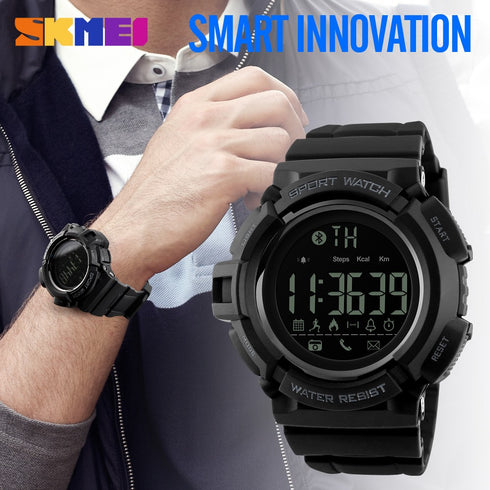 SKMEI 1245 Waterproof Alarm Bluetooth Sports Watch