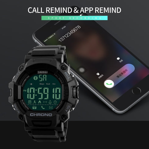 SKMEI 1249 Waterproof Alarm Bluetooth Sports Watch