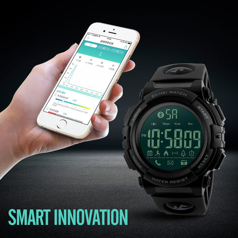 SKMEI 1303 Waterproof Alarm Bluetooth Sports Watch