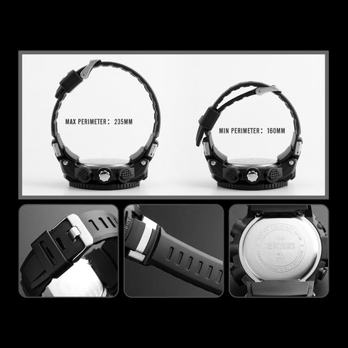 SKMEI 1332 Waterproof Alarm Bluetooth Sports Watch
