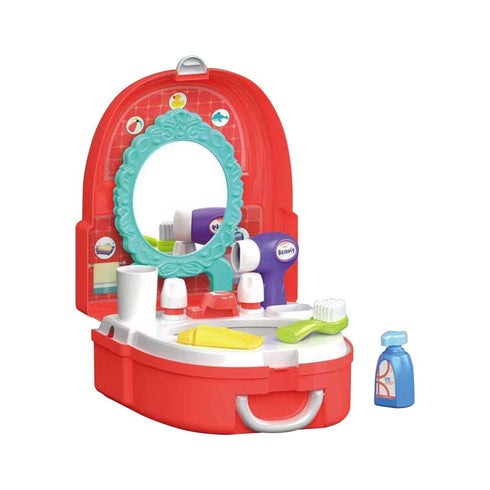 16 Pcs Bathroom Backpack Toy For Kids - Red - WooTech Online Shopping In SA