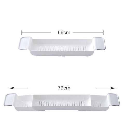 Expandable Bathtub Storage Tray