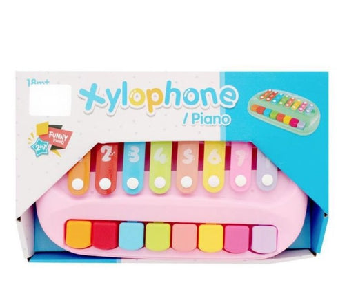 2 in 1 Piano Xylophone Musical Educational Toy For Kids - WooTech Online Shopping In SA