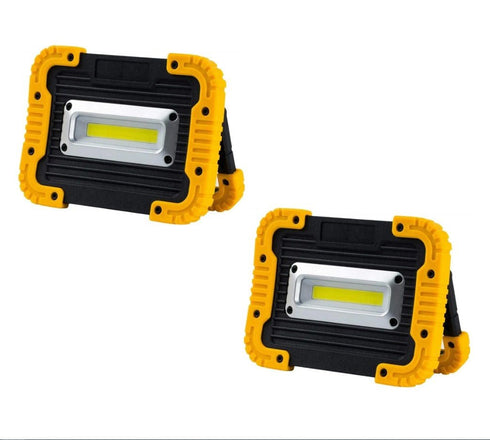 2 Piece 5V USB Rechargeable LED Outdoor Flood Light AB-Z999