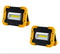 2 Piece 5V USB Rechargeable LED Outdoor Flood Light AB-Z999