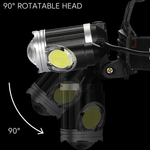200M LED Rechargeable USB Head Light Q-TD21