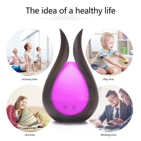 200ML LED Color Changing Mini Tabletop Humidifier - WooTech Online Shopping In SA