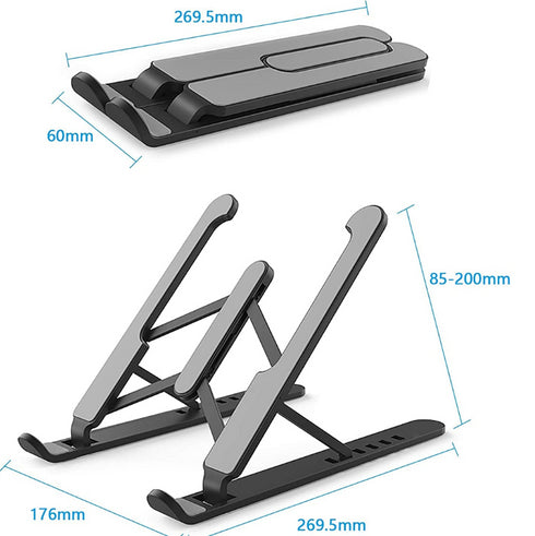 Multi-Position Foldable Notebook Bracket