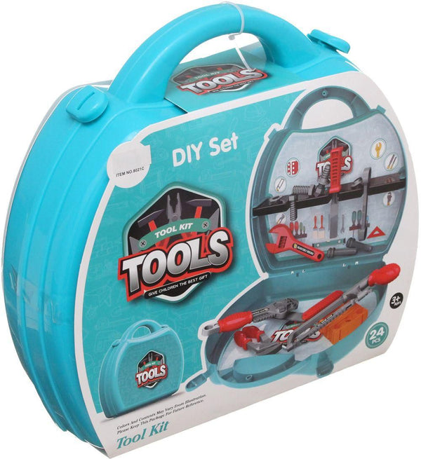 24 Pcs Tool Kit Suitcase for Kids - WooTech Online Shopping In SA