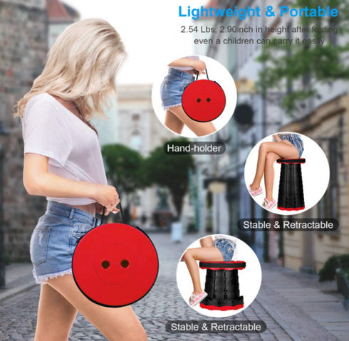 Portable Telescopic Folding Extension Stool