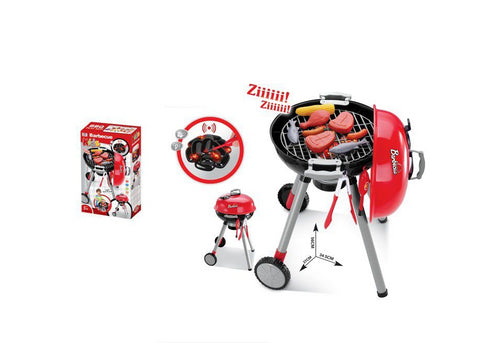 Kids BBQ Pretend Playset Toy - Red