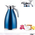 2L Stainless Steel Thermos Flask - Blue - WooTech Online Shopping In SA