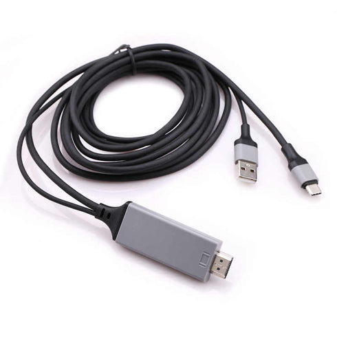 2M Type C Cable Android Phone to TV Adapter USB C HDTV Video Link For Dell ASUS Samsung S21 S20 S9 S10 Plus Note 20 for Huawei - WooTech Online Shopping In SA