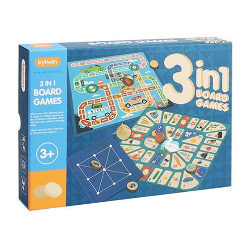 3 in 1 Board Games - WooTech Online Shopping In SA