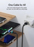3 in 1 magnetic Charging Cable With Ios/ Micro/ Type-c pin