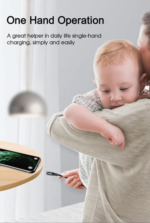 3 in 1 magnetic Charging Cable With Ios/ Micro/ Type-c pin