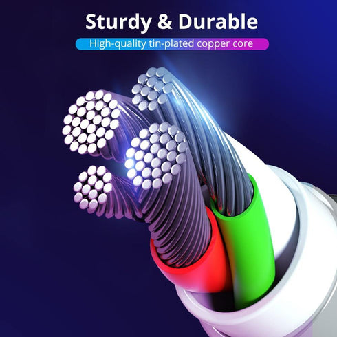 3 in 1 magnetic Charging Cable With Ios/ Micro/ Type-c pin