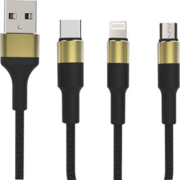 3 in 1 - Phone Charging cable - iPhone / Samsung / Type-c