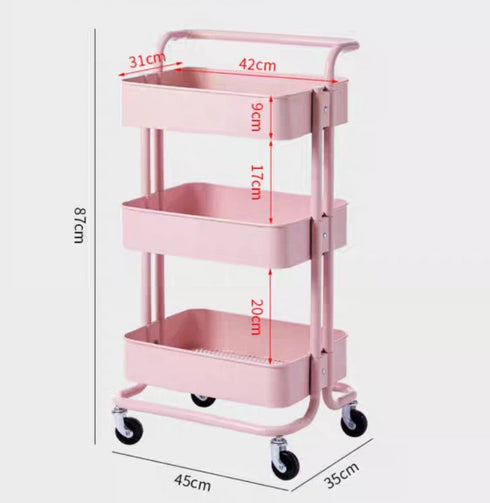 3 Tier Storage Trolley