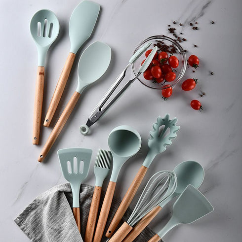 12 Pcs Silicone Kitchen Utensil Set