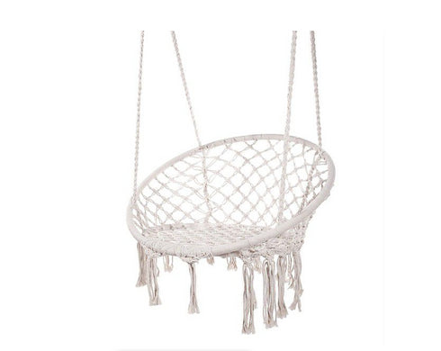 Hanging Macramé Chair Hammock