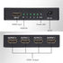 4K 4 port hdmi Splitter - 1 to 4 Port HDMI Splitter 4K Adapter Converter for HDTV, 3D, TV, PC