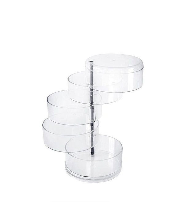 5 Layers Rotating Jewelry Storage Box - WooTech Online Shopping In SA