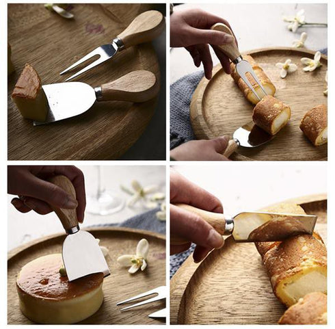 4 Piece Cheese Knife Set