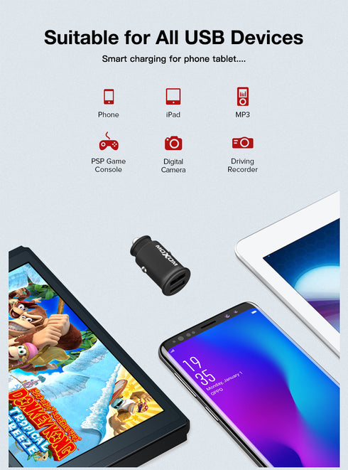 Moxom - Mx-Vc13 20w Pd - Mini Car charger Usb + C