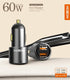 60w car charger MX VC 22