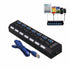 7 Ports USB 3.0 Hub with Independent Switch - WooTech Online Shopping