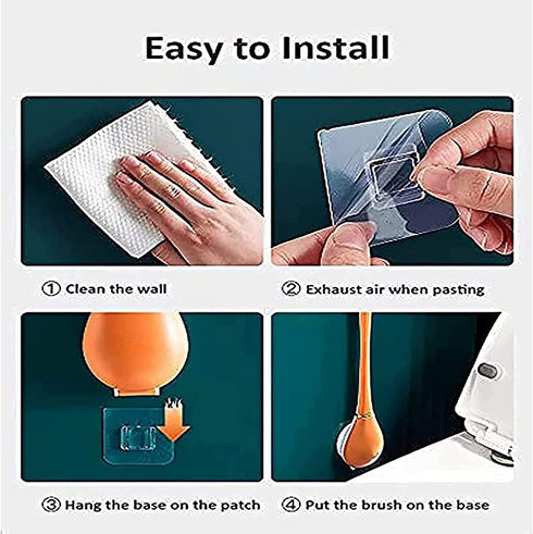 Wall-Hung Toilet Brush