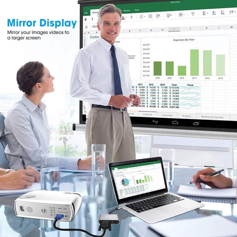 USB 3.0 To HDMI/VGA Adapter - Silver