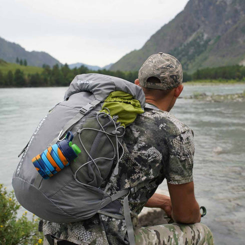 500ML Collapsible Silicone Travel Sport Water Bottle