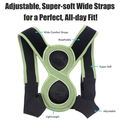 8 Shaped Posture Corrector Upper Back Brace Support