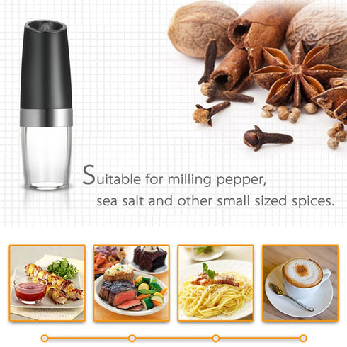 Gravity Electric Automatic Salt & Pepper Grinder