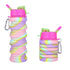 500ML Collapsible Silicone Travel Sport Water Bottle