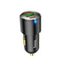 Hoco NZ6 45W Dual PD+QC3.0 3 Ports Mini Car Charger - Black