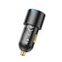 Hoco NZ6 45W Dual PD+QC3.0 3 Ports Mini Car Charger - Black