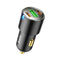 Hoco NZ6 45W Dual PD+QC3.0 3 Ports Mini Car Charger - Black