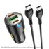 Hoco NZ6 45W Dual PD+QC3.0 Car Charger With Type C Cable