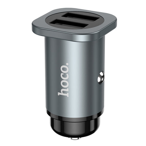 Hoco Nz4 24W Car charger - 2Usb + Micro USB Cable (1M)