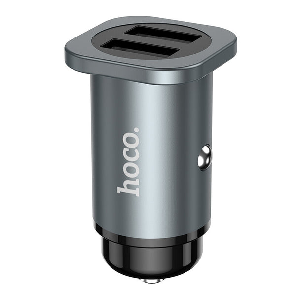Hoco Nz4 24W Car charger - 2Usb + Micro USB Cable (1M)