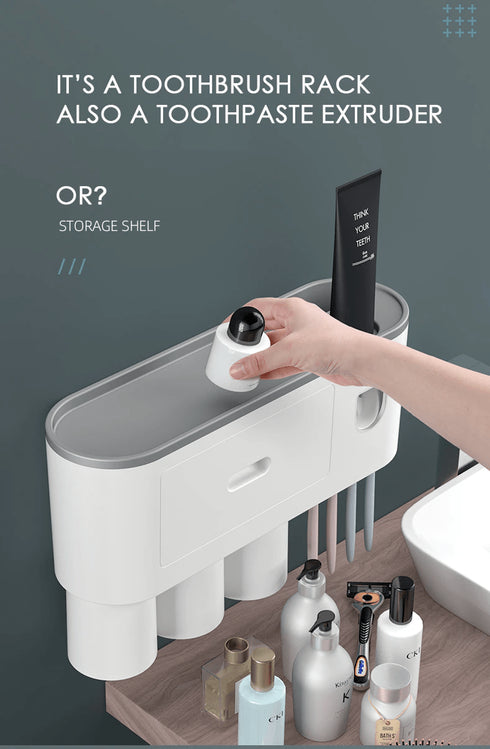 Multifunctional Toothbrush Holder