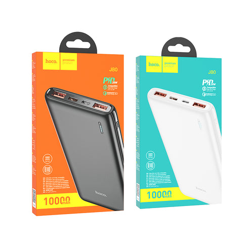 Hoco J80 10000mAh Type C PD 20W Fast Charging Power Bank