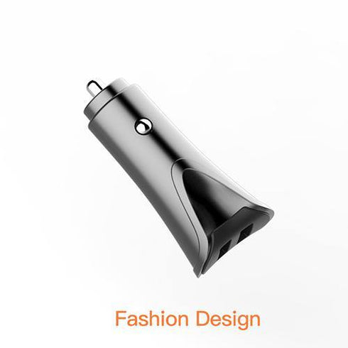 Moxom fast car charger with cable kc-12 black