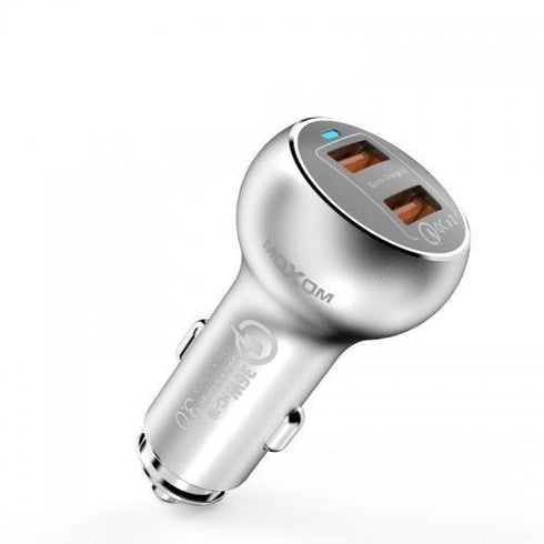 Moxom fast car charger with cable kc-13 - WooTech Online Shopping