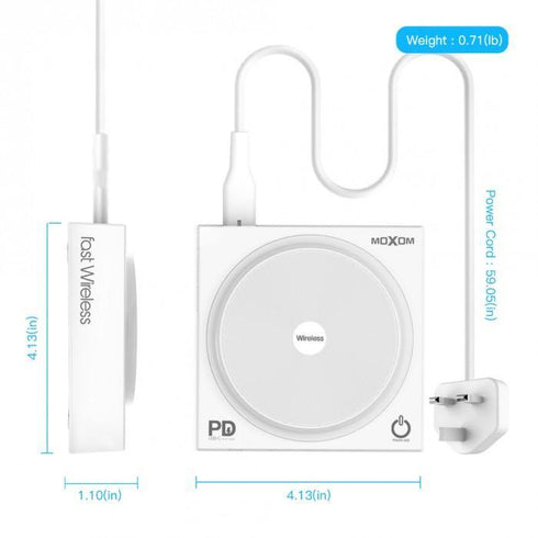 Wireless fast Charger For Iphone 12 /11 / X & Samsung & Huawei Phone