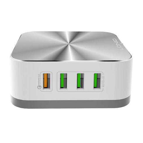 Ldnio A8101 - 8 USB Port Charger - For Mobile Phone Quick Charge 3.0 - Rose Gold