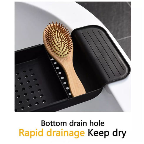 Multi-Purpose Tray Organizer with Extending Sides - Black RV-41